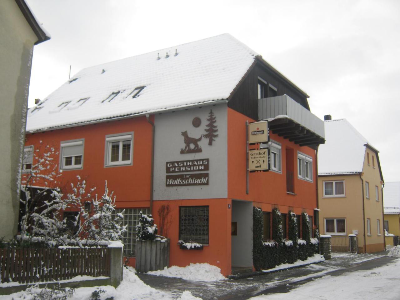 Gasthaus Zur Wolfsschlucht Otel Sugenheim Dış mekan fotoğraf